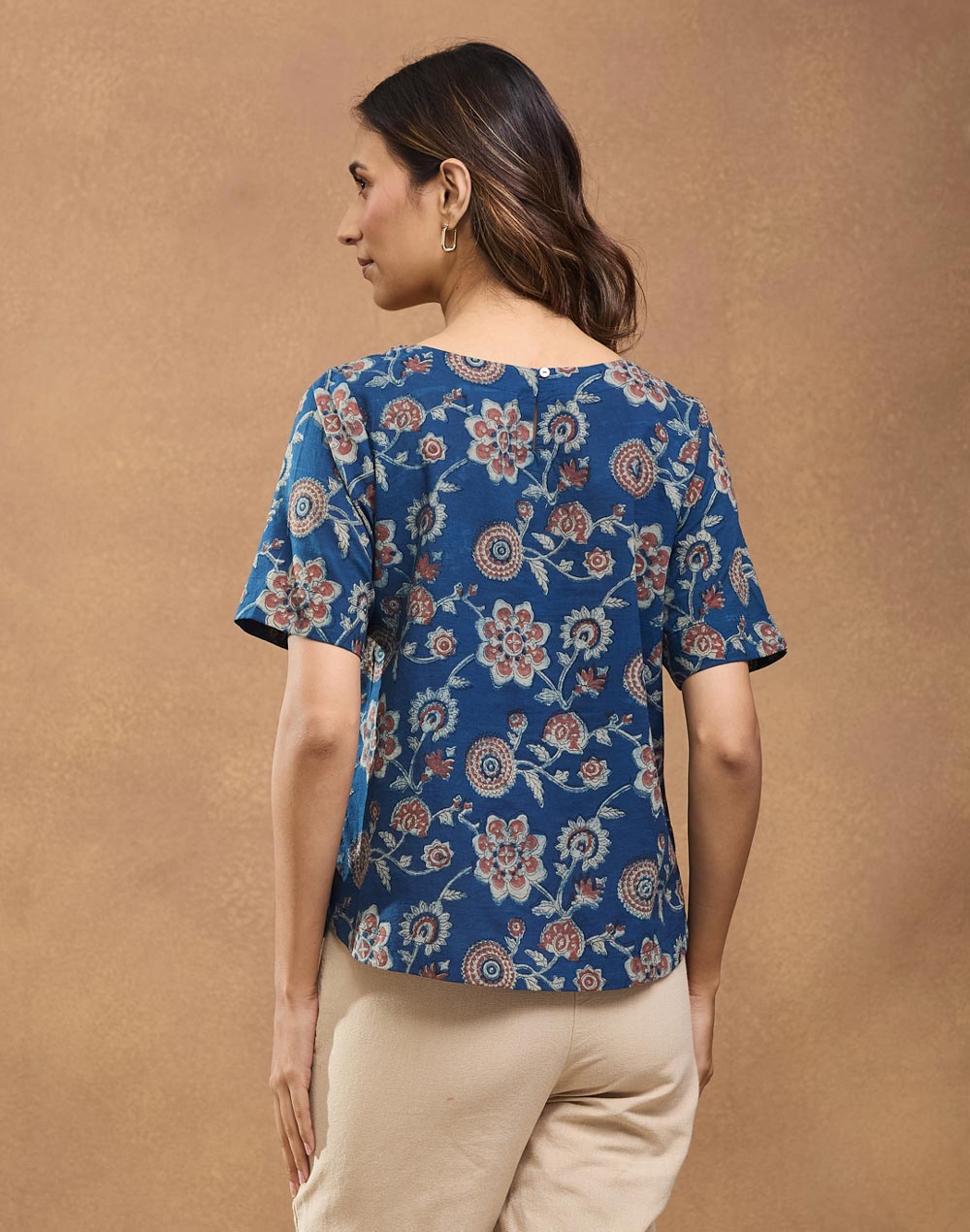 Indigo Cotton Top
