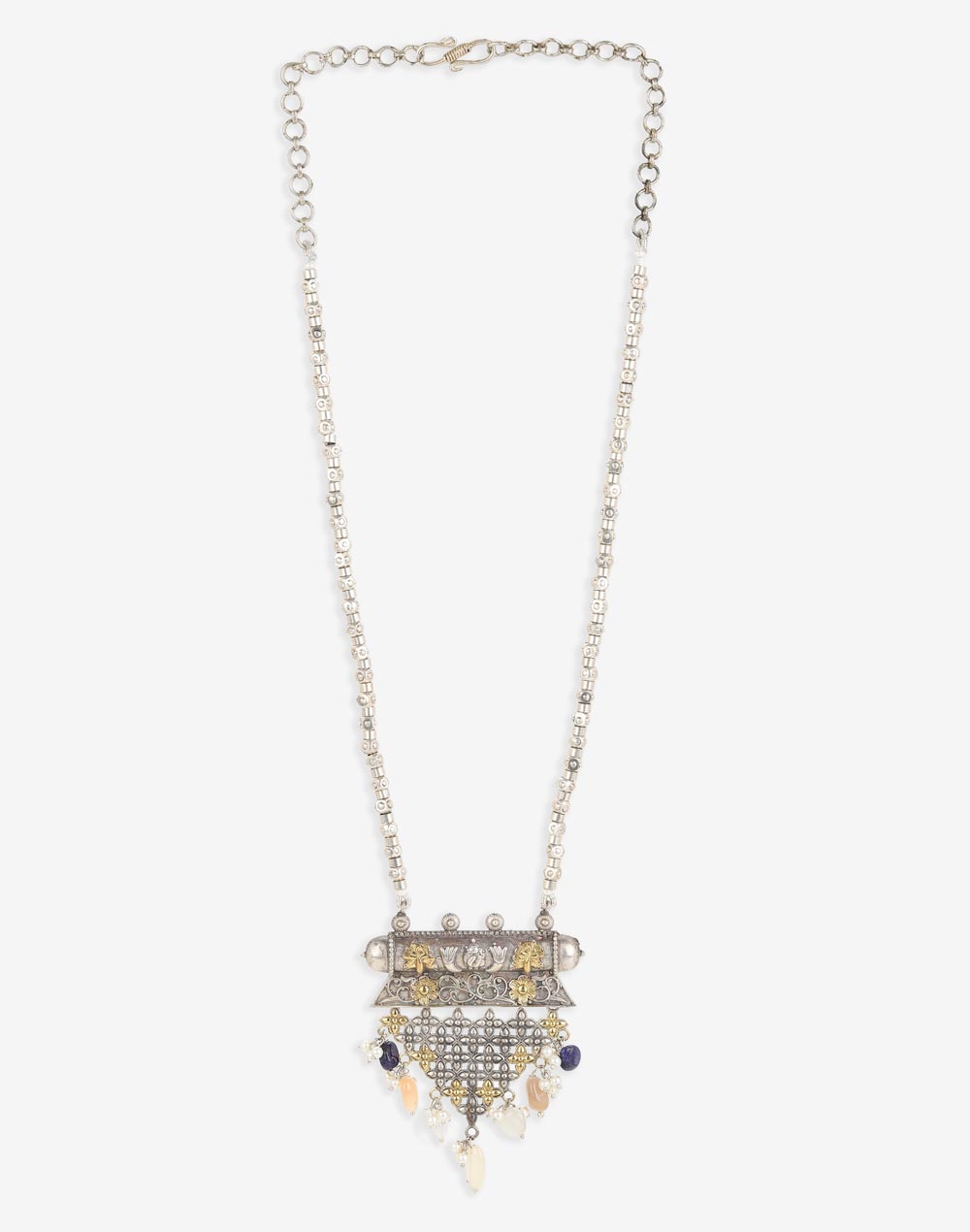 Multi Metal Long Necklace