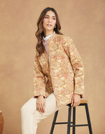 Beige Cotton Kalamkari Jacket
