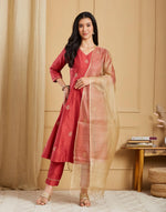 Beige Silk Dupatta