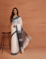 Natural Cotton Silk Blend Woven Wonders Maheshwari Sari