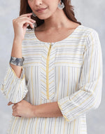 Offwhite Cotton Long Kurta