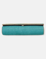 Green Hand Embroidered Clutch