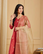 Beige Silk Dupatta