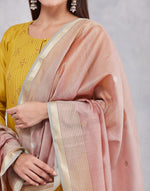 Pink Cotton Silk Blend Dupatta