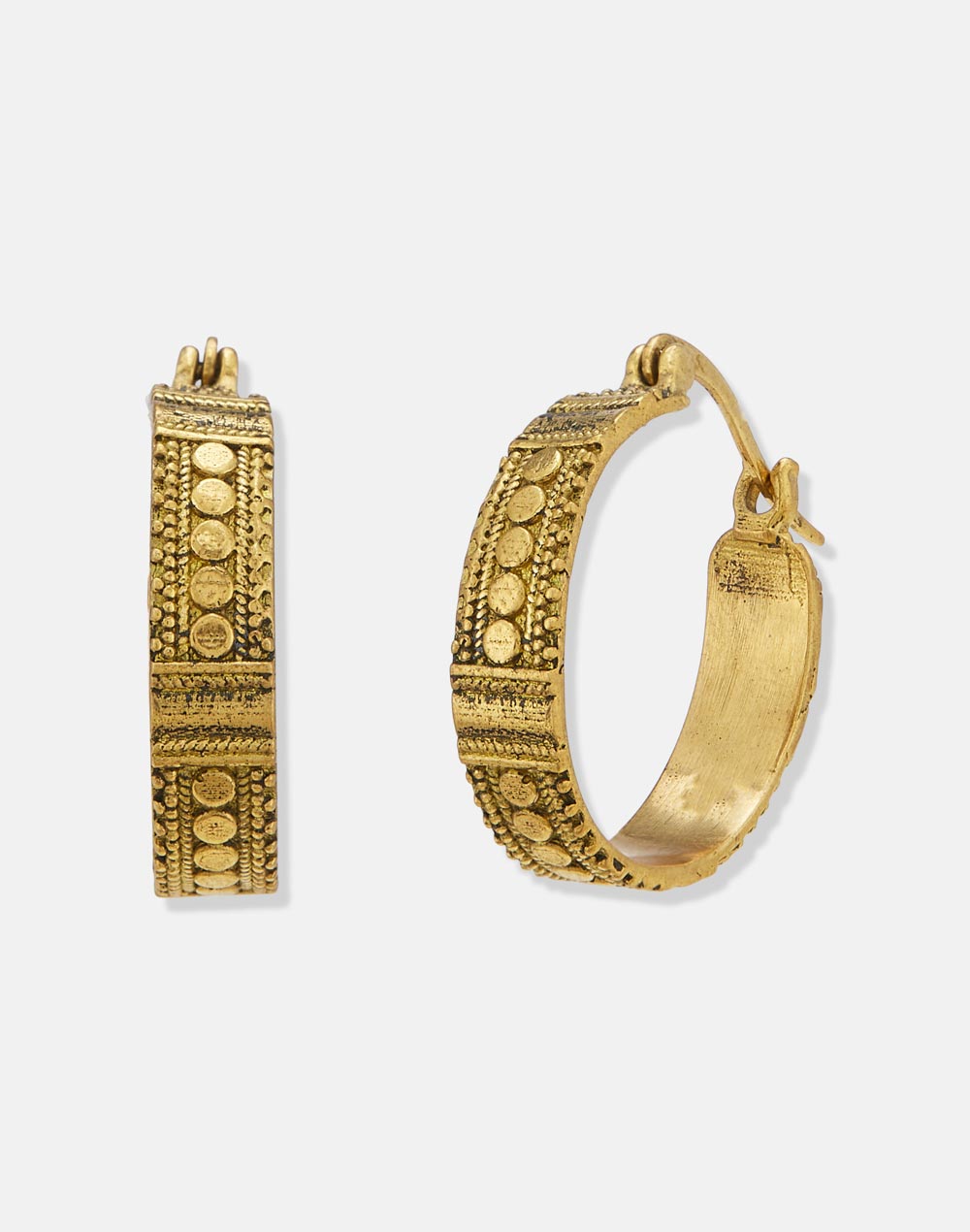 Metal Hoops Earrings