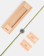 *FREE Multi Metal Floral Oxidised Rakhi - LIMITED