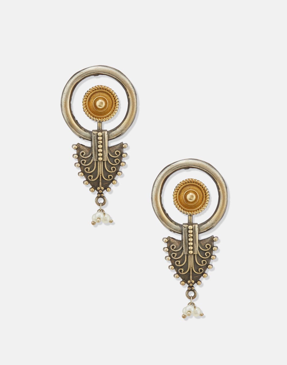 Metal Studs Earrings