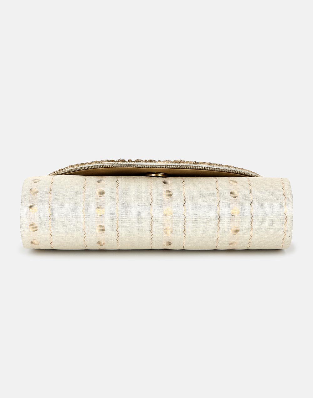 Offwhite Hand Embroidered Clutch