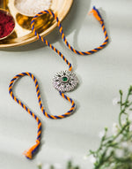 *FREE Multi Metal Floral Oxidised Rakhi - LIMITED