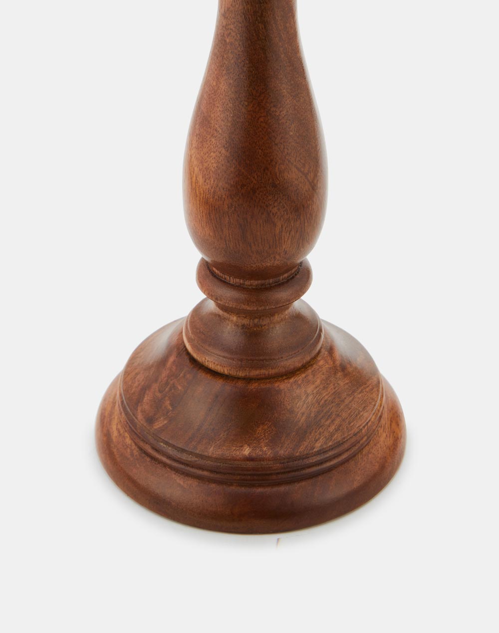 Golden Tejas Wooden Candle Holder