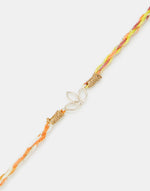 Multi Silver Floral Motif Rakhi