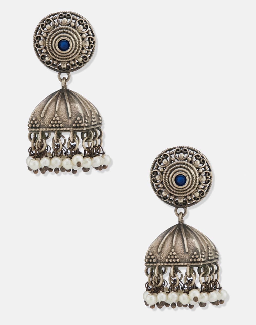 Metal Jhumka Earrings