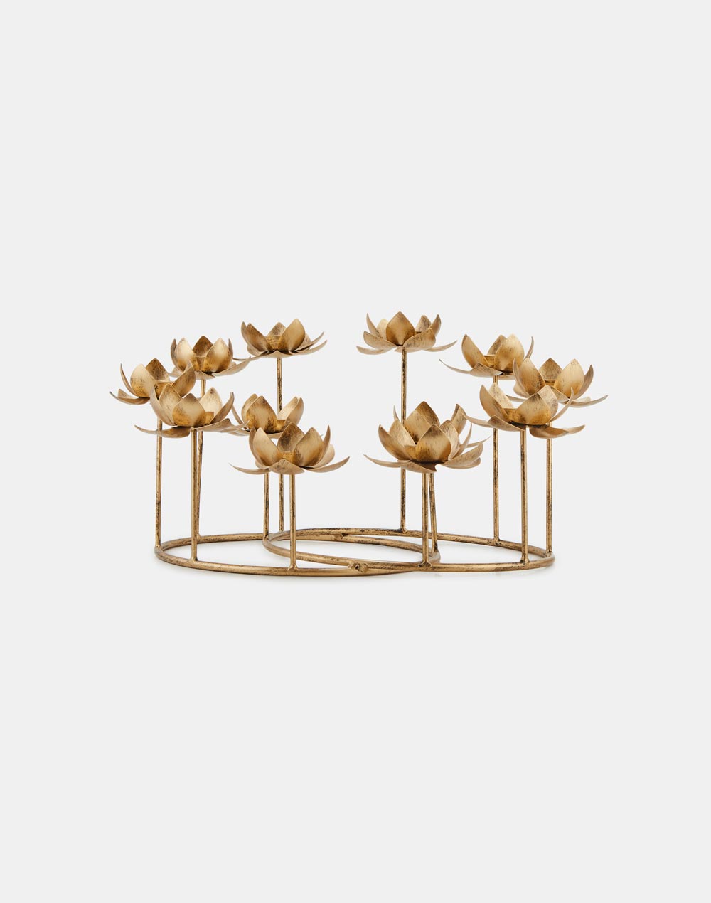 Golden Raivath Metal Tlite Holder