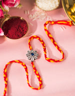 *FREE Multi Metal Floral Oxidised Rakhi - LIMITED