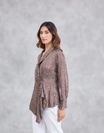 Red Viscose Printed Top