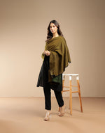 Green Wool Shawl