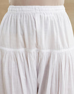 White Cotton Chikankari Salwar