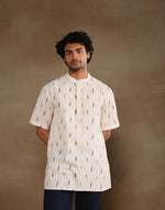 Natural Cotton Ikat Short Kurta