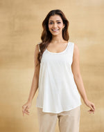 Natural Cotton Silk Chikankari Slip & Clara Tunic