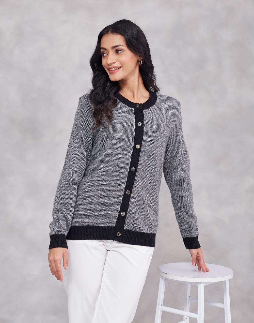 Black Wool Blend Jacket