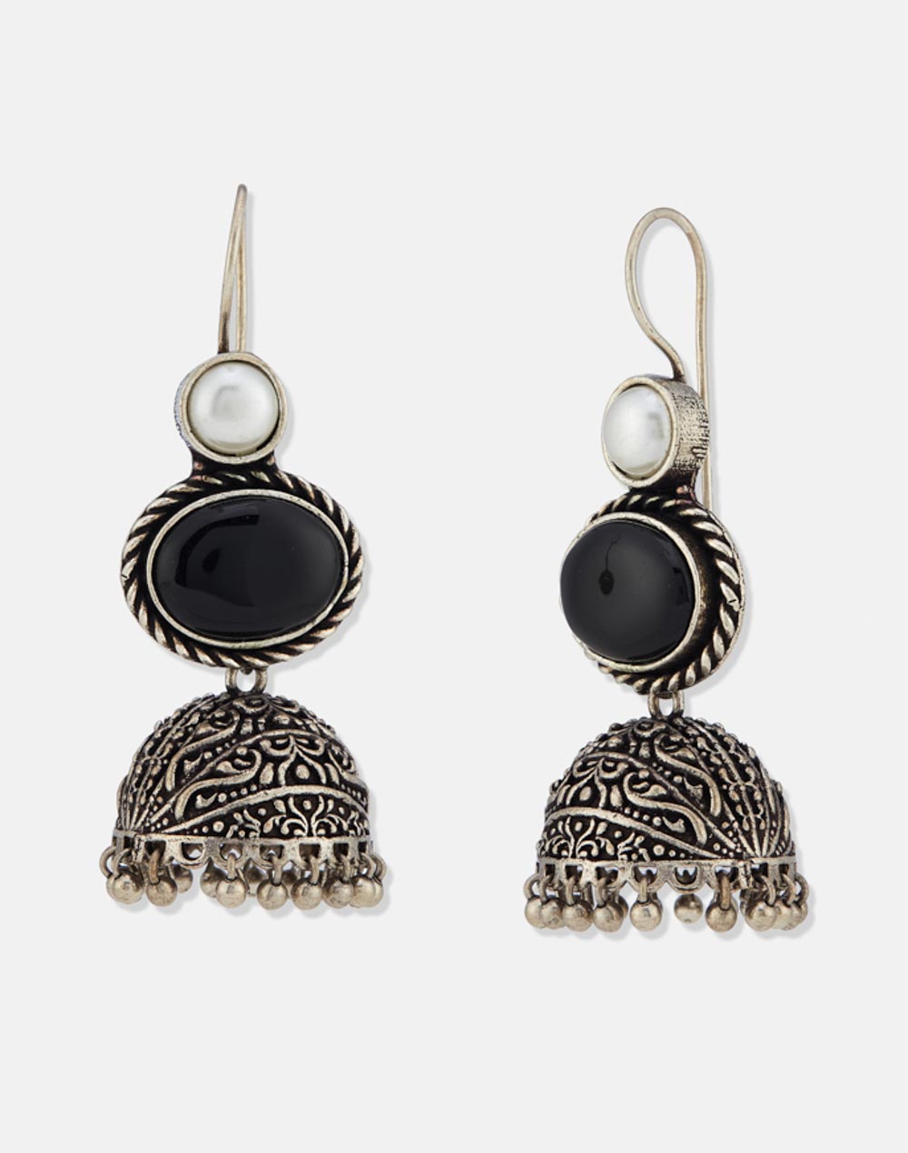 Metal Jhumka Earrings