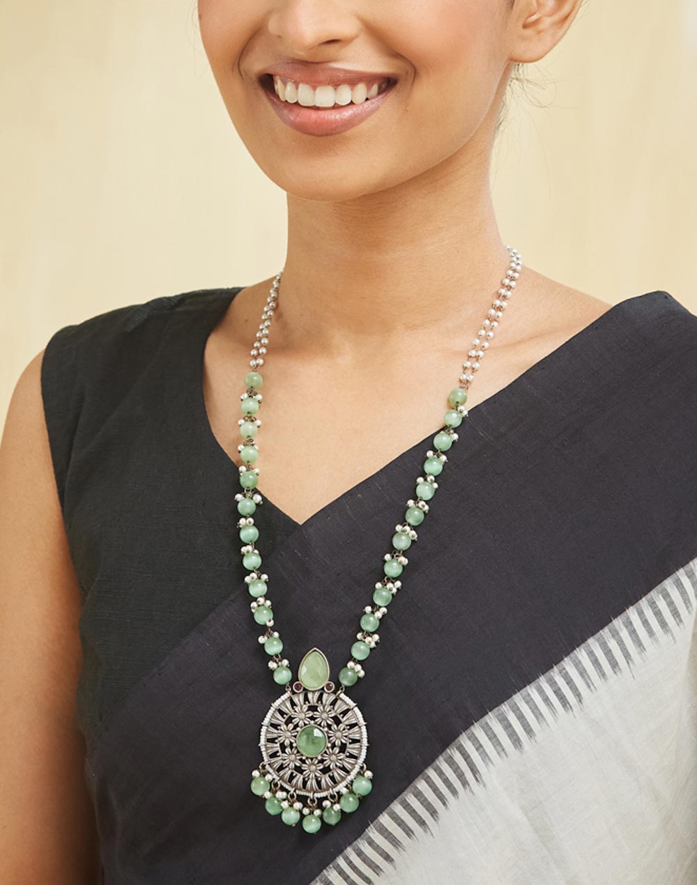 Metal Long Necklace