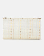 Offwhite Hand Embroidered Clutch