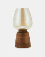 Yellow Abha Wooden Candle Holder