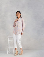 Light Blue Rayon Blend Allure Shirt