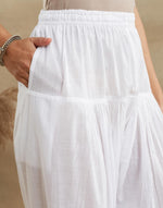 White Cotton Chikankari Salwar