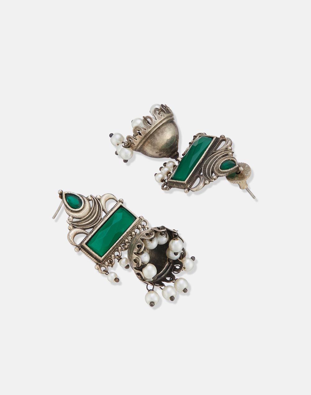 Metal Jhumka Earrings