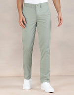 Green Cotton Blend 929 Slim Cut Pant