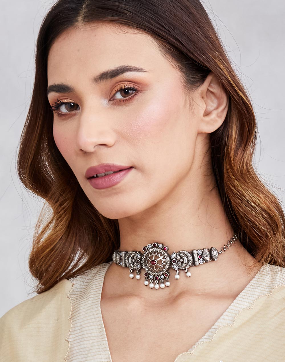 Metal Choker Necklace