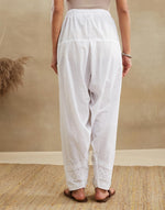 White Cotton Chikankari Salwar