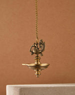 Brass Antiqued Mehnoor Oil Lamp