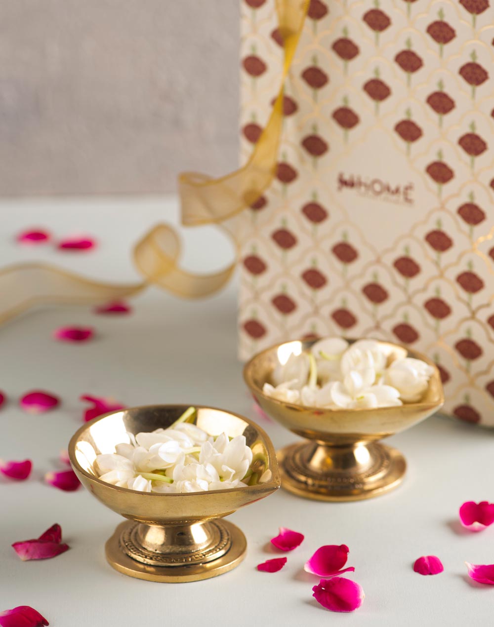 Padma Brass Diya | Set Of 2