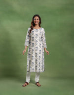 Natural Cotton Silk Long Kurta