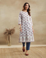 Natural Cotton Long Kurta