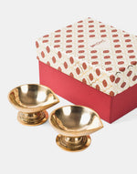 Padma Brass Diya | Set Of 2