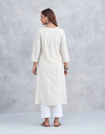 Offwhite Cotton Long Kurta