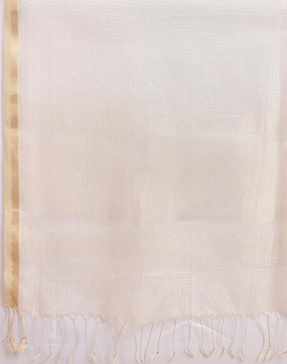 Natural Cotton Silk Blend Maheshwari Dupatta