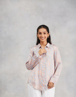 Light Blue Rayon Blend Allure Shirt