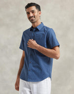 Blue Cotton Shirt
