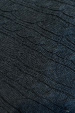 Navy Cotton Blend Sweater