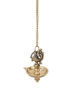 Brass Antiqued Mehnoor Oil Lamp