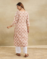 Natural Cotton Long Kurta