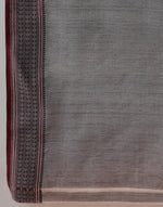 Beige Cotton Silk Blend Woven Wonders Maheshwari Sari