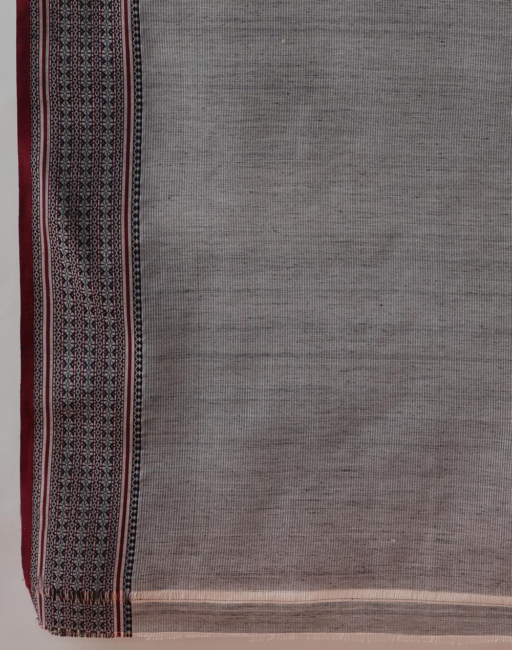 Beige Cotton Silk Blend Woven Wonders Maheshwari Sari