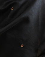 Black Cotton Silk Chikankari Stole